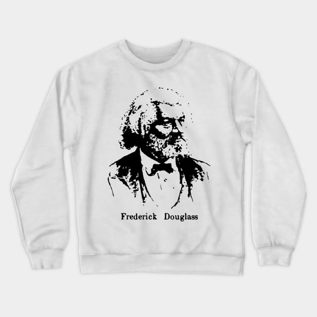 Frederick Douglass Portrait Crewneck Sweatshirt by Soriagk